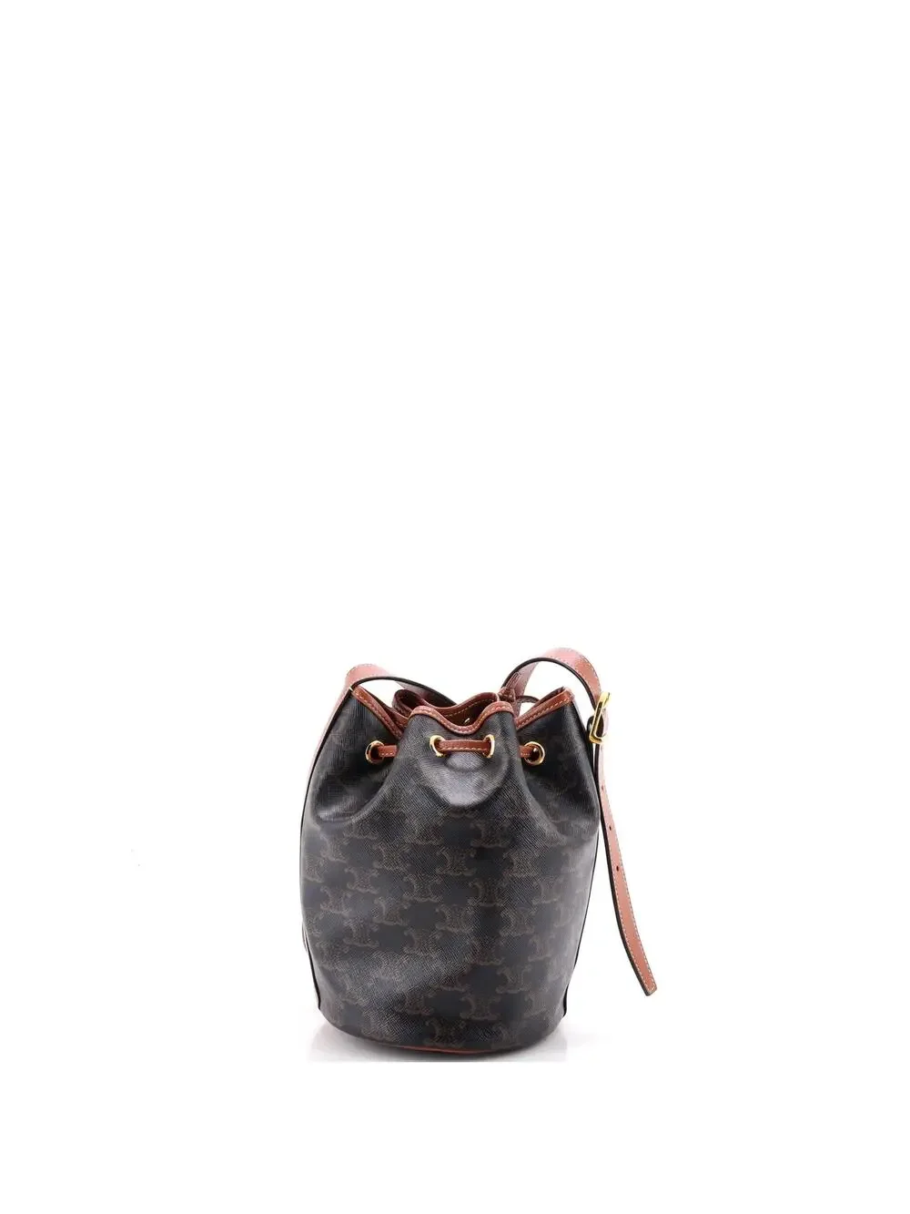 Celine Drawstring Bucket Bag Triomphe #340662C10B